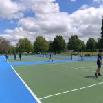 Social tennis session at Danson Park Barclay’s Free Park tennis at Danson Park.